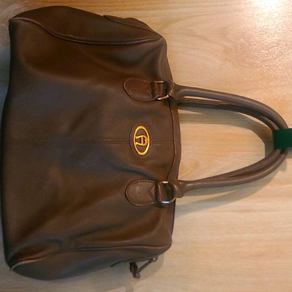 Aigner leather vintage purse